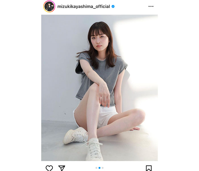 茅島みずき、美脚にうっとりな美麗ポートレートを公開