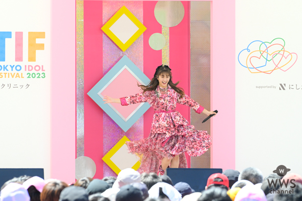 ももクロ・佐々木彩夏、「TIF2023」トップバッターで登場！会場から佐々木コールも轟く！＜TOKYO IDOL FESTIVAL 2023 supported by にしたんクリニック＞