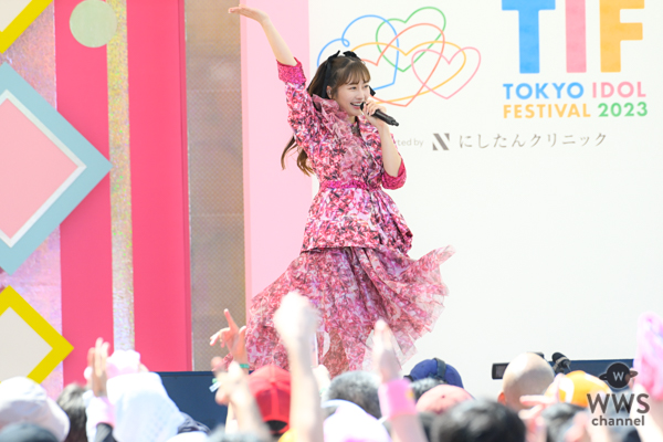 ももクロ・佐々木彩夏、「TIF2023」トップバッターで登場！会場から佐々木コールも轟く！＜TOKYO IDOL FESTIVAL 2023 supported by にしたんクリニック＞