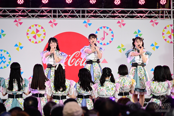 【ライブレポート】STU48が『サマステ』最終日に登場！六本木から平和のメッセージを届ける＜コカ･コーラ SUMMER STATION 音楽LIVE＞