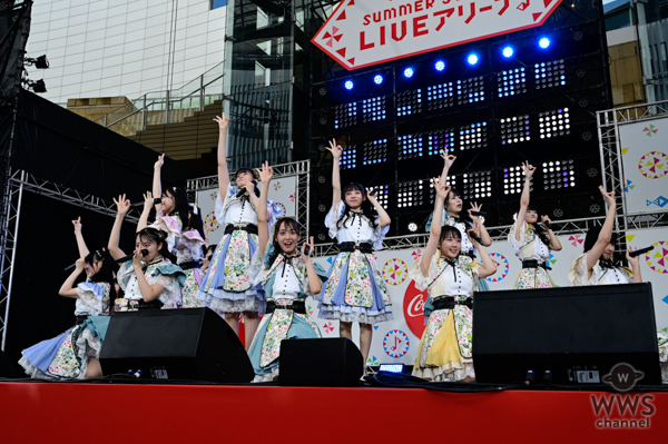 【ライブレポート】STU48が『サマステ』最終日に登場！六本木から平和のメッセージを届ける＜コカ･コーラ SUMMER STATION 音楽LIVE＞