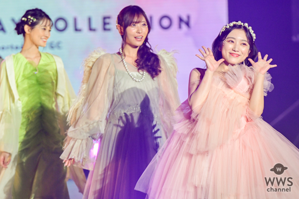 矢吹奈子、ミニ丈ピンクドレスから美脚チラリ！「IDOL RUNWAY COLLECTION」のトップバッターを飾る！＜IDOL RUNWAY COLLECTION supported by TGC＞