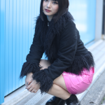 【写真特集】2022ベストオブミス千葉ファイナリスト・松山智香さん、美脚際立つピンクのレザーミニスカートで個性派ファッション披露！