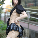 【写真特集】2022ベストオブミス千葉ファイナリスト・松山智香さん、美脚際立つピンクのレザーミニスカートで個性派ファッション披露！