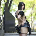 【写真特集】2022ベストオブミス千葉ファイナリスト・松山智香さん、美脚際立つピンクのレザーミニスカートで個性派ファッション披露！