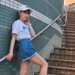 【動画】体育大学卒モデル・西川歩美が福岡で美脚アピールのショーパンで登場！MUSIC CIRCUSへの思いを語る！