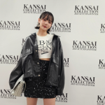 【動画】岡田紗佳がミニ丈のクールな秋冬ファッションで関コレの盛り上がりを語る！＜KANSAI COLLECTION 2023 A/W＞