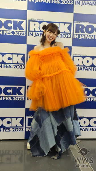 【動画】鈴木愛理、雨の直前のステージの盛り上がりを語る！ROCK IN JAPAN FESTIVALに2019年以来の出演に感激