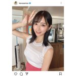 川瀬もえ、「お姉さん感」ハンパないSHOT披露！ノースリーブからのぞく二の腕がエチエチすぎる！！