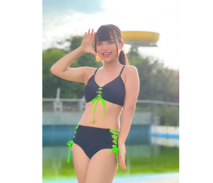 【本人コメント掲載】広瀬夏海(グランダルメ)、小麦色の肌が眩しい17歳が登場！！＜チャンスプール撮影会KANSAI POOL FES＞