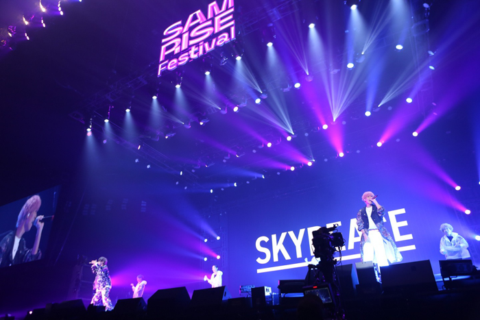スカイピース、輝き放つ「最高」なライブ披露でSAMRISE Festivalを大きく盛り上げる！