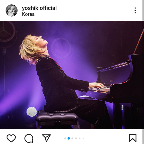 YOSHIKI、韓国でパフォーマンスを披露！「最高すぎる」とファン歓喜の声