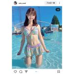 「満場一致の理想のボディ」深江有恵、パステルビキニで「彼女感」あふれるSHOT公開！！