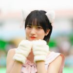 【写真特集】雅ことめ(アイスマ)、ネコ耳をつけて、パステルピンクのセーラー風水着で登場！！＜近代麻雀水着祭2023＞