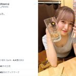 チラ見不可避！早川渚紗（Pimm’s）、谷間が気になる居酒屋デート風SHOT公開！