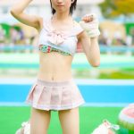 【写真特集】雅ことめ(アイスマ)、ネコ耳をつけて、パステルピンクのセーラー風水着で登場！！＜近代麻雀水着祭2023＞