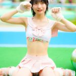 【写真特集】雅ことめ(アイスマ)、ネコ耳をつけて、パステルピンクのセーラー風水着で登場！！＜近代麻雀水着祭2023＞