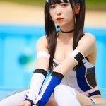 【写真特集】真白羽くう(meluQ)、MALYMOONの競泳水着を巧みに着こなして登場！！＜近代麻雀水着祭2023＞
