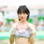 【写真特集】雅ことめ(アイスマ)、ネコ耳をつけて、パステルピンクのセーラー風水着で登場！！＜近代麻雀水着祭2023＞