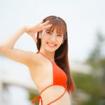 【写真特集】愛宮里奈(kyuuuns)、王道な赤ビキニで魅せるスタイル抜群な美ボディ！＜近代麻雀水着祭2023＞