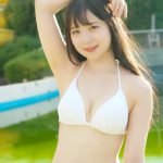 【本人コメント掲載】堀川みなも(グランダルメ)、真っ白な美肌で人気急上昇中の現役JK18歳が登場！！＜チャンスプール撮影会KANSAI POOL FES＞