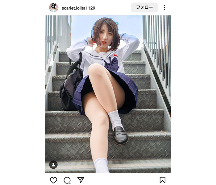 JKの生脚 ストリートガール 