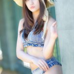 【本人コメント掲載】ミスマガジン2022ファイナリストのハーフ美少女、田島怜華(dela model)がカッコ可愛い水着で登場！！＜チャンスプール撮影会KANSAI POOL FES＞
