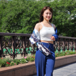【写真特集】2022レディーユニバース長崎代表・谷川ゆりかさん、美腹筋露わなアクロバットポーズで魅了！「福岡に出て来てかなり変化がありました」