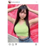 脇フェチ集合！真島なおみのノースリーブ脇魅せSHOTに「日本で1番ビューティフル」「めちゃんこ大好き」の声