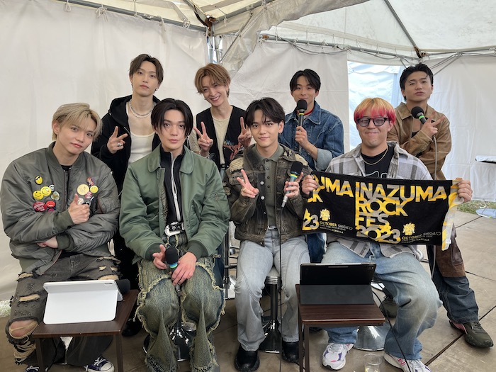 FANTASTICS、新衣装でライブに臨み「お客さんのパワーに負けないようにパフォーマンスしました！」とコメント！〈イナズマロックフェス 2023〉