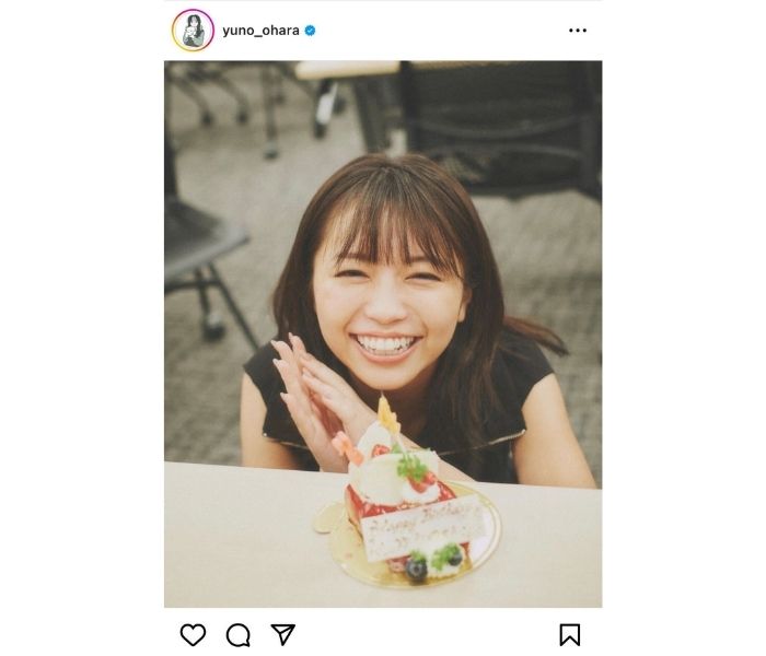 「全ての方に感謝を込めて」大原優乃、24歳の誕生日を満点笑顔で報告！