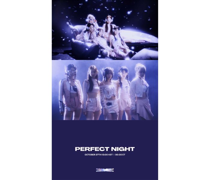 LE SSERAFIM、デジタルシングル「Perfect Night」コンセプトクリップ公開！