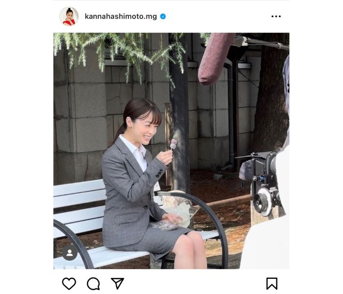 OL・橋本環奈がランチ中？ドラマ撮影中の一コマに「あー尊い」「天使です!!!!!!」の声