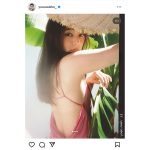 「めちゃくちゃ色っぺー！」新木優子、美背中見せつけ艶やかSHOTにファン歓喜！