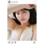 ふっくらバストに釘付け！元NMB48・本郷柚巴、寝そべりランジェリーショットにファン歓喜