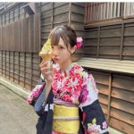 きりたんぽと浴衣デート！？もっちりほっぺが可愛すぎるオフショット公開
