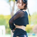 【写真特集】萌黄姫星(meluQ)、胸のねこ窓から美バスト覗く、ねこコス水着で登場！！＜近代麻雀水着祭2023＞