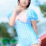 【写真特集】萌黄姫星(meluQ)、胸のねこ窓から美バスト覗く、ねこコス水着で登場！！＜近代麻雀水着祭2023＞
