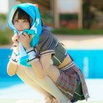 【写真特集】桜夏なつ(LOVE 9 LOVE)、正統派制服風メイドコスからのプリティバニーで登場！！＜近代麻雀水着祭2023＞