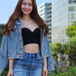 【写真特集】イランと日本のハーフ・安川美那さん、全身デニムコーデで美脚＆美腹筋アピール！ ＜2023ミスユニバースジャパンプレリミナリー神奈川代表＞