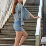 【写真特集】イランと日本のハーフ・安川美那さん、全身デニムコーデで美脚＆美腹筋アピール！ ＜2023ミスユニバースジャパンプレリミナリー神奈川代表＞
