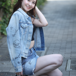 【写真特集】イランと日本のハーフ・安川美那さん、全身デニムコーデで美脚＆美腹筋アピール！ ＜2023ミスユニバースジャパンプレリミナリー神奈川代表＞