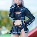 【写真特集】桃愛ゆの(meluQ)、HIDOLATRAL THEODOLのサイバースイムウェアで登場！！＜近代麻雀水着祭2023＞