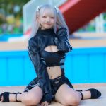 【写真特集】桃愛ゆの(meluQ)、HIDOLATRAL THEODOLのサイバースイムウェアで登場！！＜近代麻雀水着祭2023＞