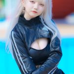 【写真特集】桃愛ゆの(meluQ)、HIDOLATRAL THEODOLのサイバースイムウェアで登場！！＜近代麻雀水着祭2023＞