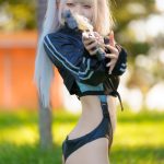 【写真特集】桃愛ゆの(meluQ)、HIDOLATRAL THEODOLのサイバースイムウェアで登場！！＜近代麻雀水着祭2023＞