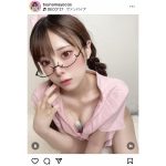 つなまよ！のセクシーな美谷間に注目！メガネをかけた愛らしい看護師スタイルを披露！