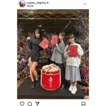 真島なおみ、魅力を引き立てる黒のミニワンピで、可愛さ全開のSHOTを披露！
