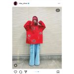 LiSA、紅蓮ヘアー＆パーカーの秋らしいクールなスタイルで登場！「やっぱり赤が似合うね」の声！