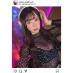 DJ真島なおみ、キラキラと輝く黒レースの衣装でナイトシーンをセクシーにリード！